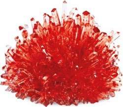 Kristallen kweken rood