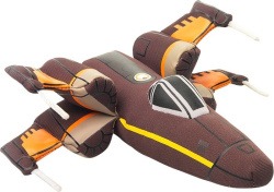 Star Wars X-Wing Fighter aircraft cuddly toy