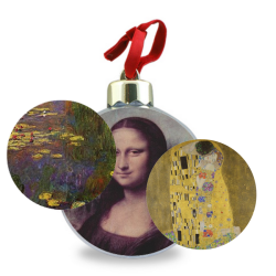Christmas bauble to customise with an artwork-Top 10