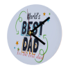 Clock with Father's Day label to personalise