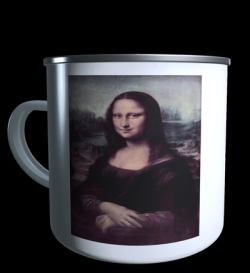 Vintage mug to personalise with artwork