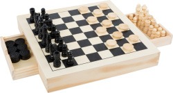 Schaken, dammen en schaakbord