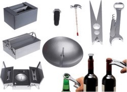 Toolbox bottle openers, nutcrackers and accessories